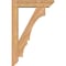 Ekena Millwork Balboa Slat Smooth Bracket w/ Offset Brace, Western Red Cedar, 5 1/2"W x 22"D x 34"H BKT0604X22X34BOA06SWR - alternate 3